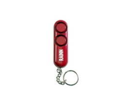 Personal Alarm With Keyring Red