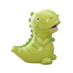 Wait Fly 7.5 X 7.5 Inches Lovely Green Dinosaur Shaped Large Size Resin Piggy Bank Coin Bank Money Bank Best Christmas Birthday Gifts For