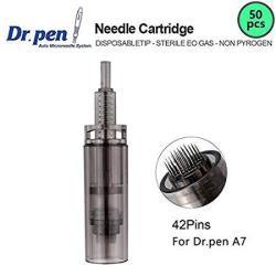 Dr Pen A7 Cartridges Rechargeable Therapy Professional System Needles Cartridges Replacement Parts For Dr Pen Ultima A7 Derma Pen 50 Pcs pack 12 Bayo