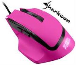 Sharkoon Shark Force Gaming Optical Mouse: Pink