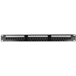 Cattex 24 Port CAT6 Utp Patch Panel CATPATCH624