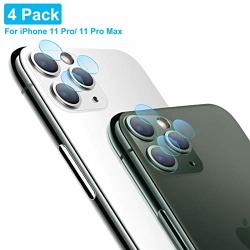 Tamoria Camera Screen Protector For Iphone 11 Pro 11 Pro Max 5.8 6.5 Inch 4 Pack One Second Fit Camerea Accessories 0.2MM Thin Organic