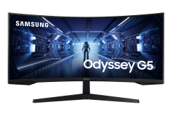 Samsung 34" Odyssey G55T Uwqhd 165HZ Gaming Monitor