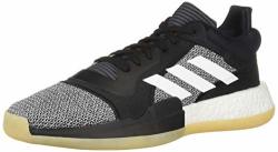 Adidas Men's Marquee Boost Low Black white shock Cyan 10.5 M Us