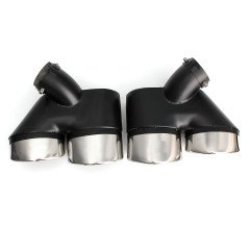 1PAIR W211 Exhaust Pipe Dual Tip For Mercedes-benz