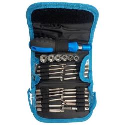 27 Piece Screwdriver Hand Tool Set With Canvas Case