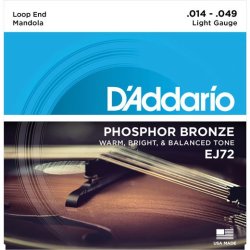 EJ72 14-49 Phosphor Bronze Light Mandola Strings
