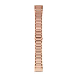 Garmin Quickfit 20MM Watch Band - Rosegold Tone Stainless Steel