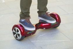 Hoverboard With Bluetooth & LED Lights With Or Without Handle White Red Black And Blue Colors