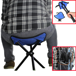 22x 22x31cm Outdoor Hiking Fishing Folding Stool Portable Triangle Chair Maxim