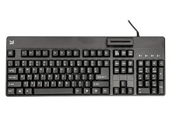 Smk-link Taa Compliant USB Computer Keyboard With Smart Card Reader VP3800