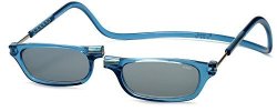 Clic Magnetic Reading Sunglasses In Blue Jeans +2.75