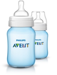 Avent Blue Classic Feeding Bottles -260ml
