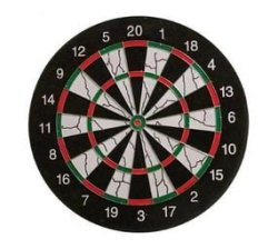 Phronex Advanced Flocked Extra Large Dart Board Game Size 17 And Half Inch