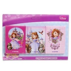 Princess Sofia The First Crayons 3 Pack Of 8 Crayons Styles May Vary