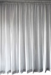 Matoc Readymade Curtain 500CMWX250CMH -sheer Voile -taped -silverdash