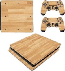Decal Skin For PS4 Slim: Wood