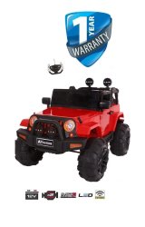 Kids Electric Ride On Car Jeep M - Red