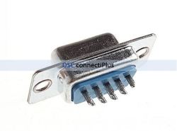 Db9 Rs232 Serial Port Terminal Connector Silver blue ..