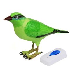 Home Wireless Bird Remote Control Chime Digital Doorbell Alarm Crisp Clear Sound