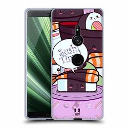 Head Case Designs Shrimp Nori Sushi Time Soft Gel Case For Sony Xperia XZ3