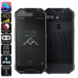 AGM X2 Pro Rugged Android Smartphone - 6GB 128GB IP68 Dual-sim 6000MAH - Black