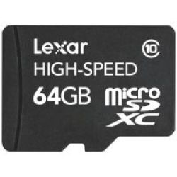 Lexar Microsdxc 64gb Class 10 Microsdxc Memory Card
