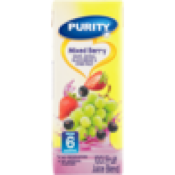 Purity Mixed Berry Blackcurrant & Strawberry 100% Fruit Juice Blend 6-36 Months 200ML