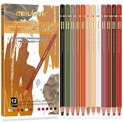 MyLifeUNIT Vine Charcoal Sticks, 4 Pack Willow Charcoal Pencils