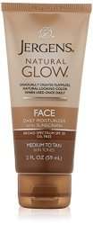 Jergens Natural Glow Healthy Complexion Daily Facial Moisturizer For Medium To Tan Spf 2 Ounce
