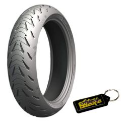 185 55ZR17 73W Michelin Pilot Power 5 Motorcycle Tyre & Gel Key Holder