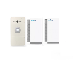 Deye Sunsynk 8KW 1P Hybrid Pv Inverter 48V C w Wifi Dongle IP65 And 2 X Lithium Valley Wall Mounted LIFEPO4 Battery 51.2V 100AH 5KWH