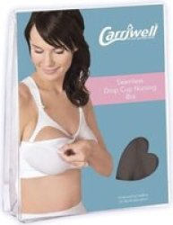 Carriwell Seamless Drop Cup Nursing Bra in Black