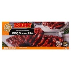 Eskort Pre-cooked Marinated Spare Ribs 1KG