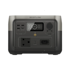 EcoFlow River 2 Max Portable Power Station 512WH Battery 500W Output 220W Solar Charger - Sa Socket