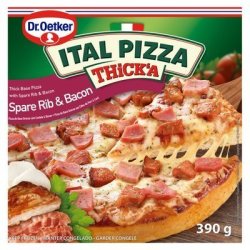 Ital Pizza Thick'a Spare Rib & Bacon Thick'a Pizza 390G