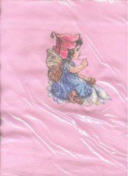 Cushion Cover..pink Fairy Flower