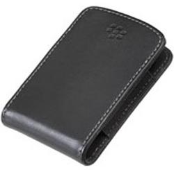 BlackBerry 8520 9800 9300 9700 9780 Elastic Leather Pocket Black