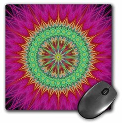 3DROSE David Zydd - Star Mandalas - Mandala Symbol - Colorful Abstract Oriental Fractal Design - Mousepad MP_284057_1