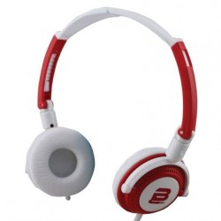 Bounce Swing Series Headphones With MIC Red white
