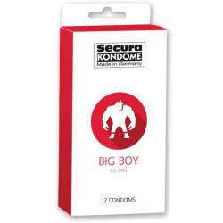 Secura Big Boy Lubricated Condoms 12 Pack