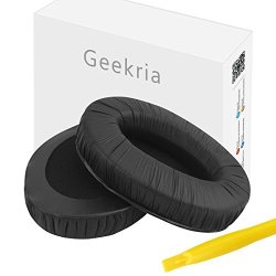 Geekria Earpads For Sennheiser HDR120 RS120 RS110 RS115 HDR110 HDR115 RS100 Headphone Ear Pad ear Cushion ear Cups ear Cover earpads Repair Parts Black
