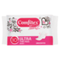 Comfitex Teenz Ultra Unscented Sanitary Pads 10 Pack