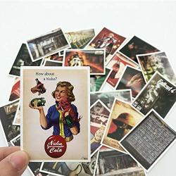 25 Pcs Fallout 3 4 Game Sticker For Luggage Skateboard Phone Laptop Moto Bicycle Wall Guitar Waterproof Pvc Stickers