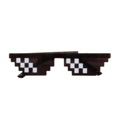 Funky Mosiac Pixel Party Sunglasses