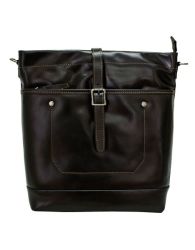 Fino GSX-074 Full Grain Genuine Leather Sling Satchel Bag