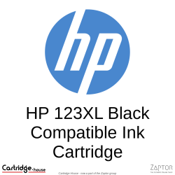 Hp 123XL High Yield Black Remanufactured Ink Cartridge F6V19AE