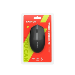 Canyon M-10 Wired USB Optical Mouse With A Smooth Sliding Effect CNE-CMS10B