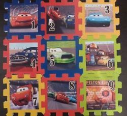 Disney Pixar Cars Hopscotch Play Mats - 8 Piece Per Set