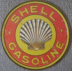 Shell Gasoline Distressed Vintage Style Metal Sign MT31